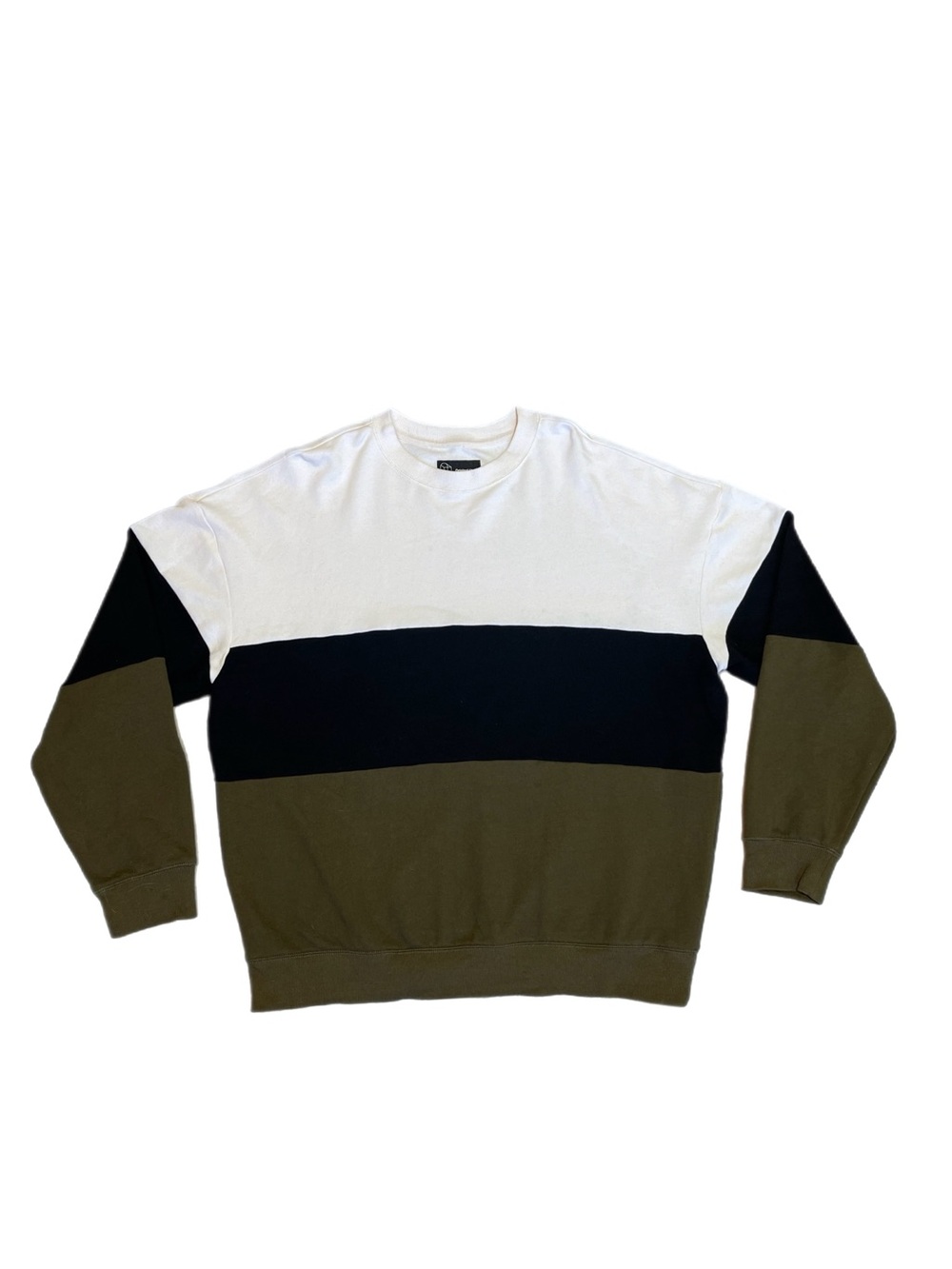 Original Use Men’s Color-Block Crewneck Sweatshirt
